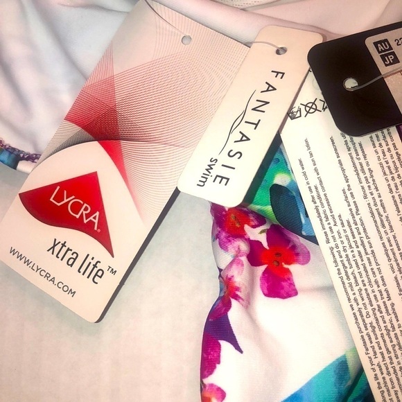 Fantasie Swimwear Sardinia Floral Print 1 Piece Plus Sz Swimsuit/Underwire 44DDD - Picture 11 of 16